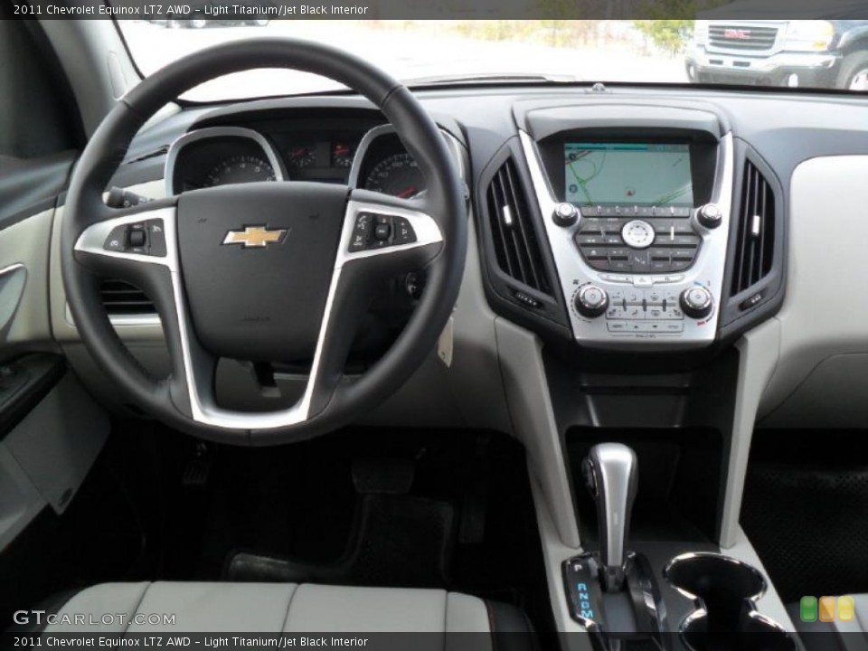 Light Titanium/Jet Black Interior Dashboard for the 2011 Chevrolet Equinox LTZ AWD #45891621