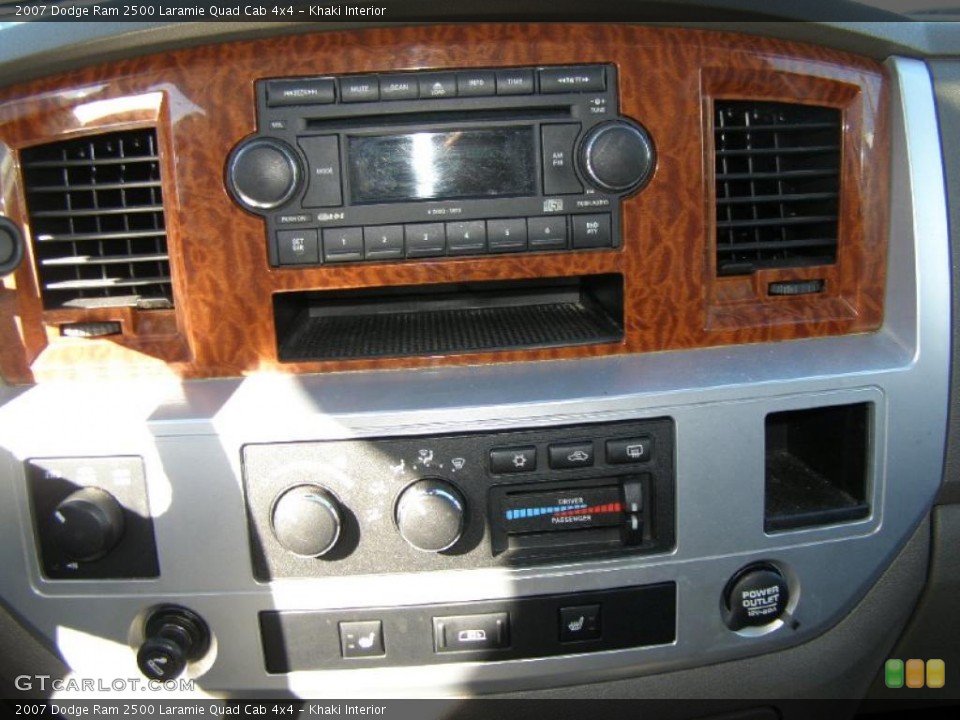 Khaki Interior Controls for the 2007 Dodge Ram 2500 Laramie Quad Cab 4x4 #45891747