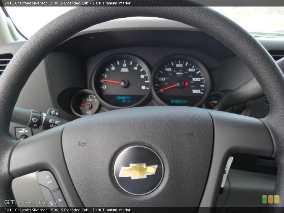 Dark Titanium Interior Gauges for the 2011 Chevrolet Silverado 1500 LS Extended Cab #45891762