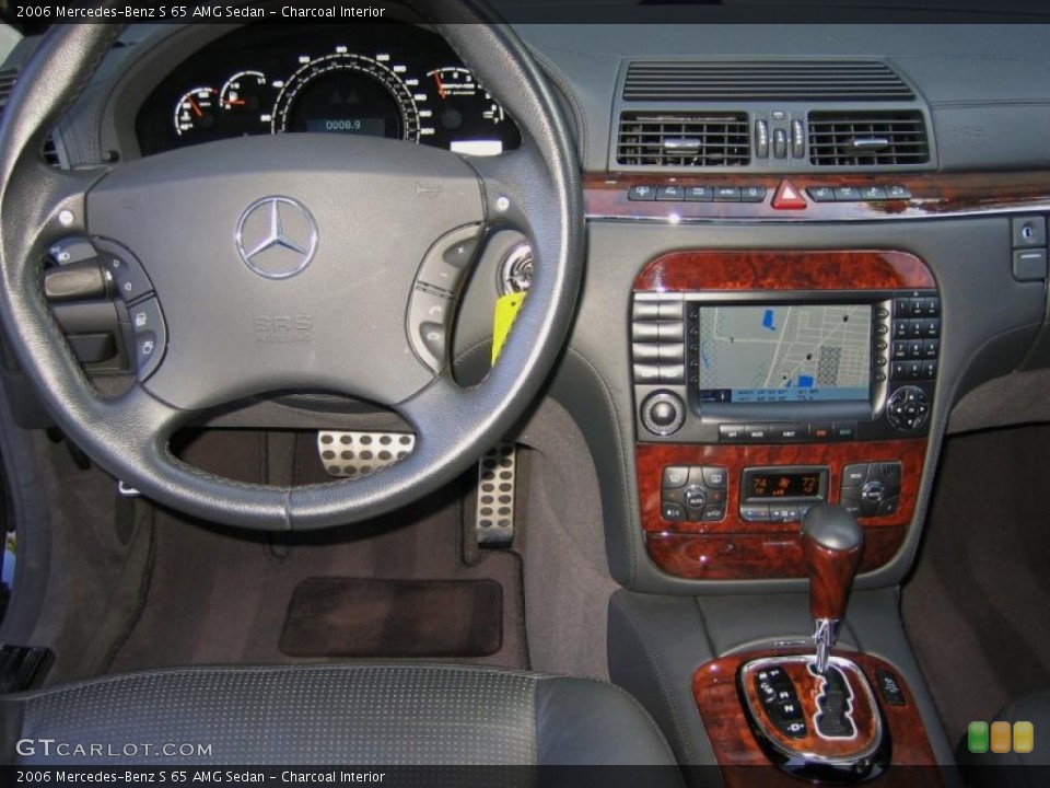 Charcoal Interior Controls for the 2006 Mercedes-Benz S 65 AMG Sedan #45894915