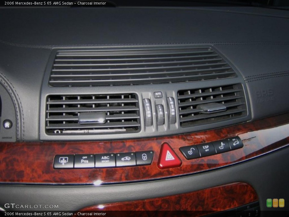 Charcoal Interior Controls for the 2006 Mercedes-Benz S 65 AMG Sedan #45894945
