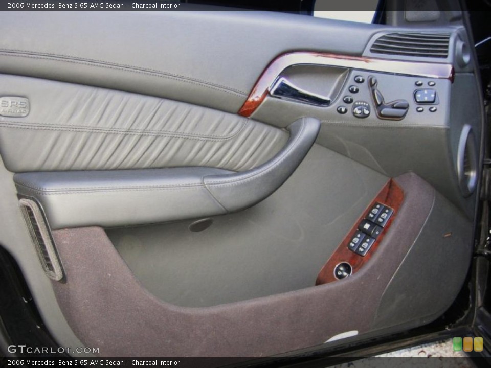 Charcoal Interior Door Panel for the 2006 Mercedes-Benz S 65 AMG Sedan #45894993