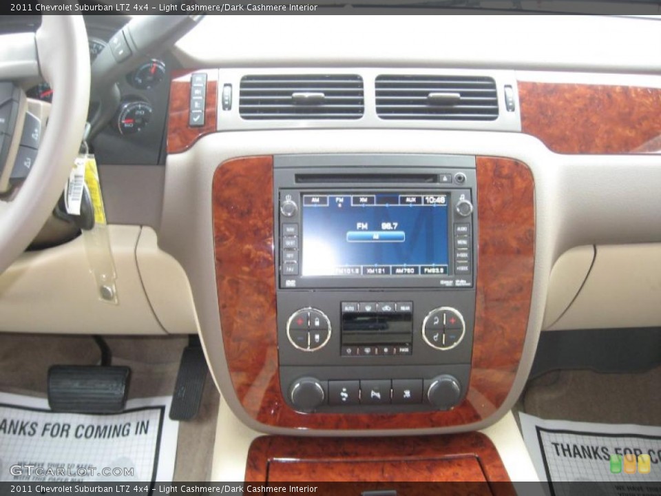 Light Cashmere/Dark Cashmere Interior Controls for the 2011 Chevrolet Suburban LTZ 4x4 #45895104