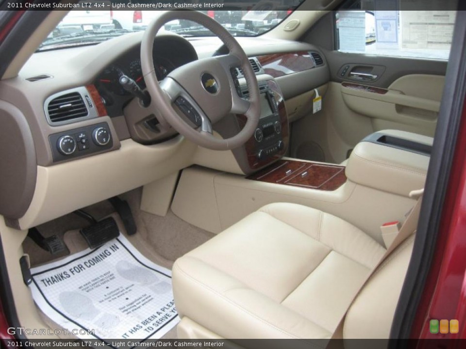 Light Cashmere/Dark Cashmere Interior Photo for the 2011 Chevrolet Suburban LTZ 4x4 #45895113