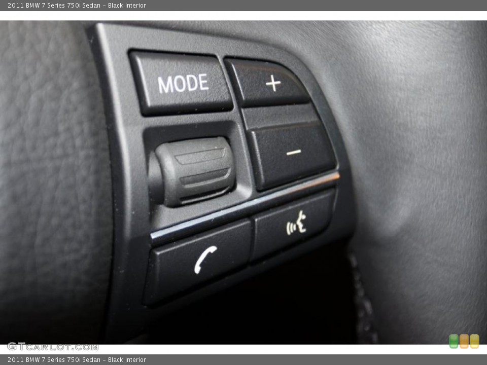 Black Interior Controls for the 2011 BMW 7 Series 750i Sedan #45897081