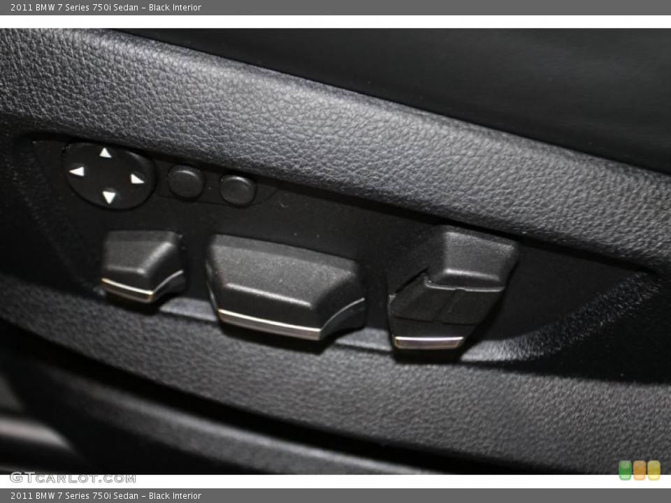 Black Interior Controls for the 2011 BMW 7 Series 750i Sedan #45897405