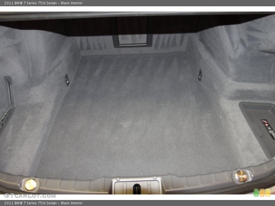 Black Interior Trunk for the 2011 BMW 7 Series 750i Sedan #45897495