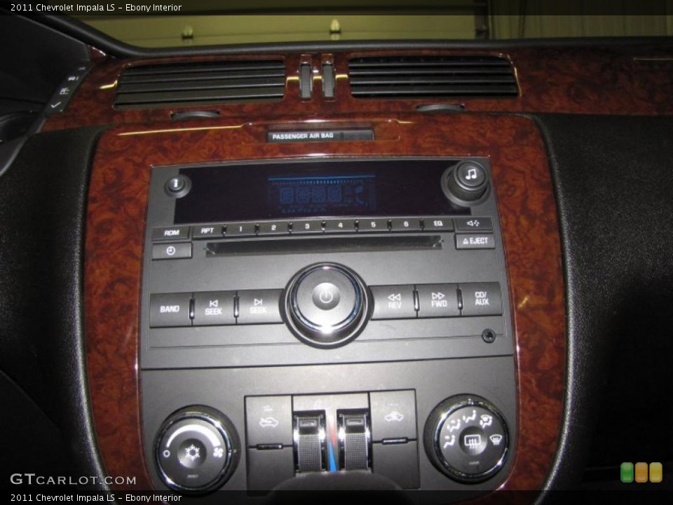 Ebony Interior Controls for the 2011 Chevrolet Impala LS #45899007