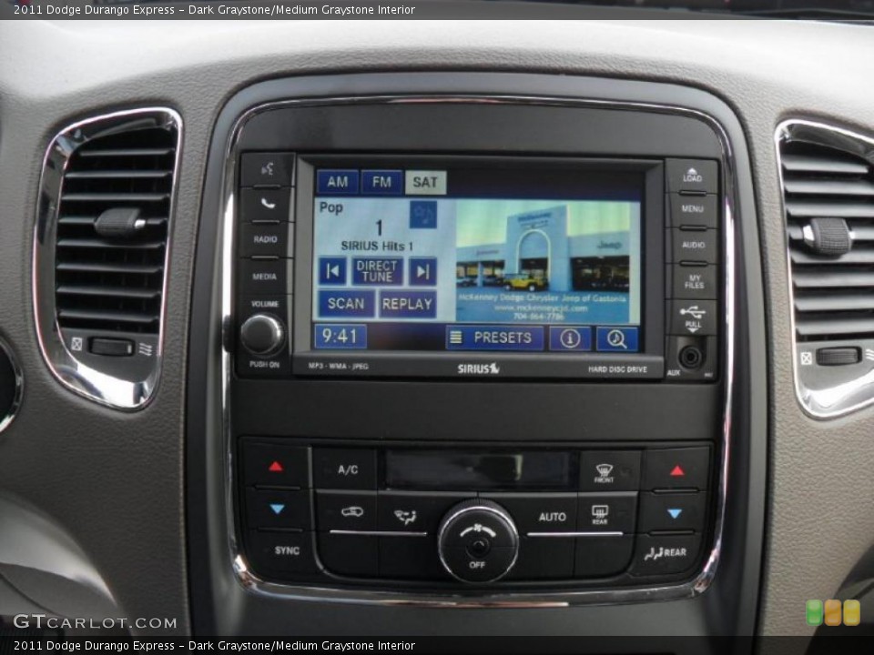 Dark Graystone/Medium Graystone Interior Controls for the 2011 Dodge Durango Express #45903458