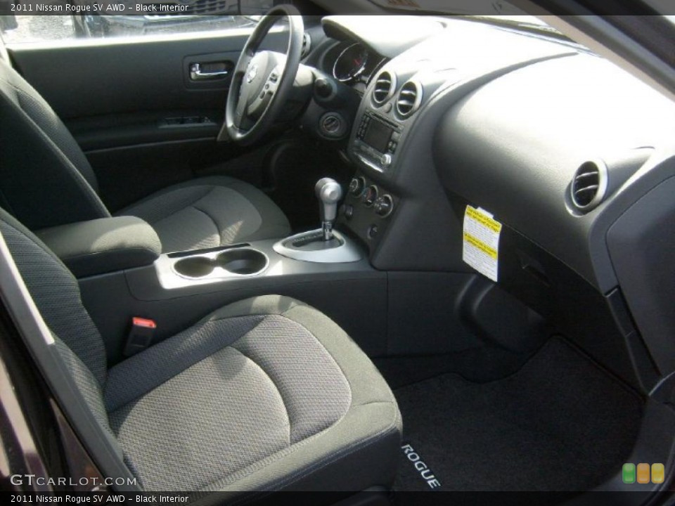 Black Interior Photo for the 2011 Nissan Rogue SV AWD #45904466