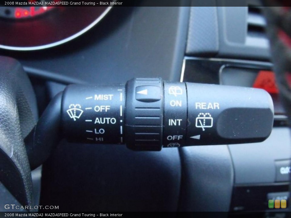 Black Interior Controls for the 2008 Mazda MAZDA3 MAZDASPEED Grand Touring #45904598