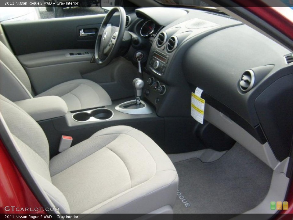 Gray Interior Photo for the 2011 Nissan Rogue S AWD #45904826