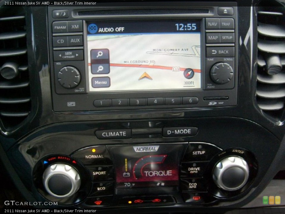Black/Silver Trim Interior Navigation for the 2011 Nissan Juke SV AWD #45904991