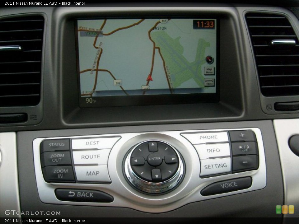 Black Interior Navigation for the 2011 Nissan Murano LE AWD #45905531