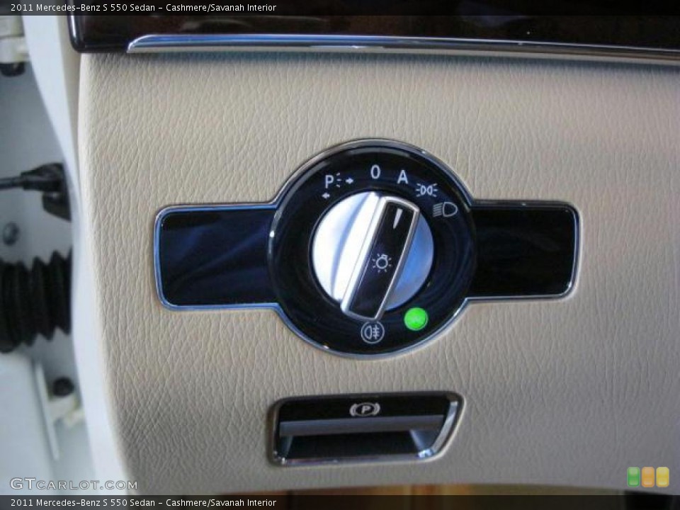 Cashmere/Savanah Interior Controls for the 2011 Mercedes-Benz S 550 Sedan #45905894