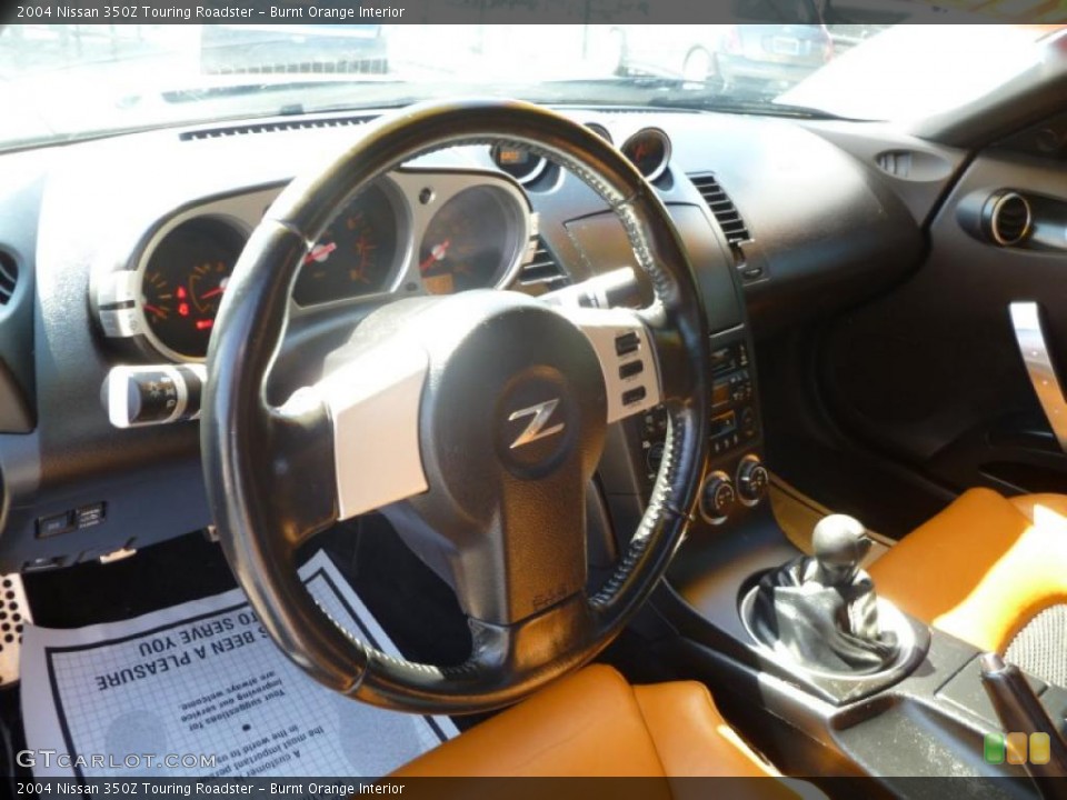 Burnt Orange Interior Photo for the 2004 Nissan 350Z Touring Roadster #45906029