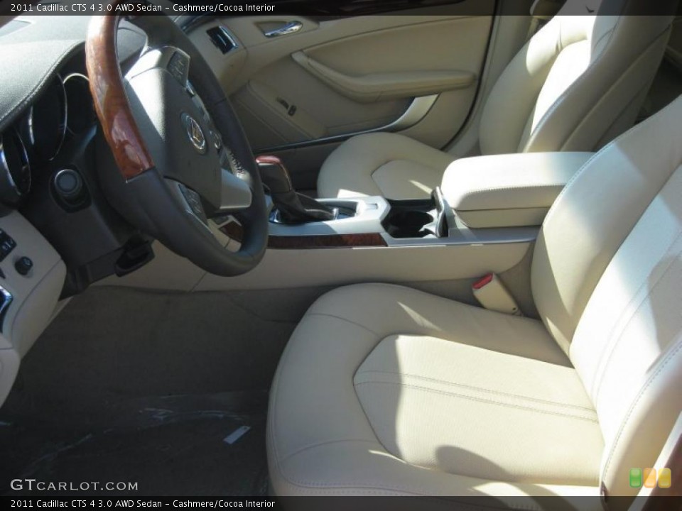 Cashmere/Cocoa Interior Photo for the 2011 Cadillac CTS 4 3.0 AWD Sedan #45906134