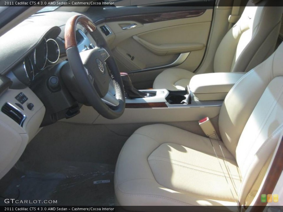 Cashmere/Cocoa Interior Photo for the 2011 Cadillac CTS 4 3.0 AWD Sedan #45906188