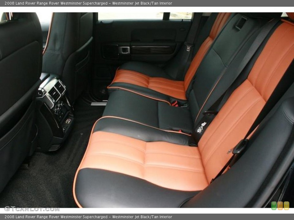 Westminster Jet Black/Tan Interior Photo for the 2008 Land Rover Range Rover Westminster Supercharged #45906344