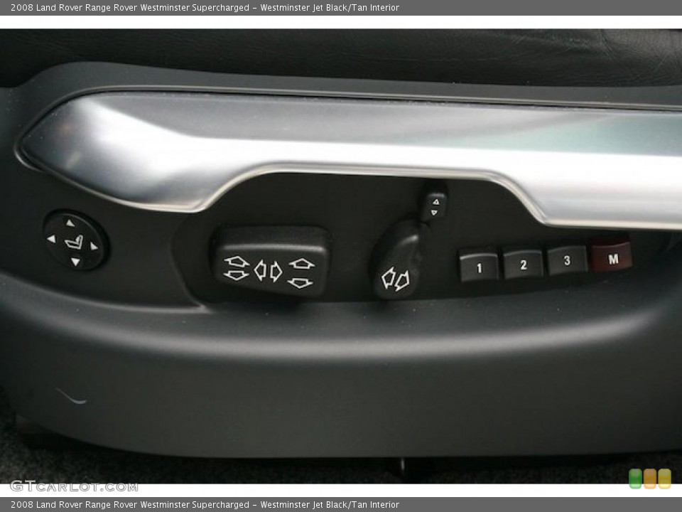 Westminster Jet Black/Tan Interior Controls for the 2008 Land Rover Range Rover Westminster Supercharged #45906485