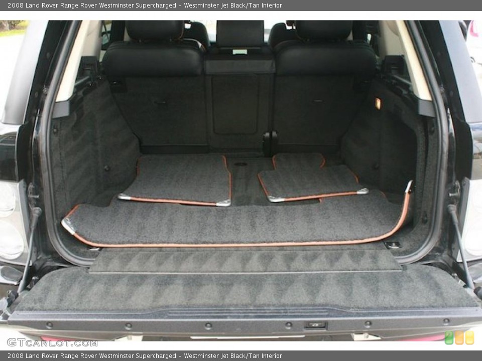 Westminster Jet Black/Tan Interior Trunk for the 2008 Land Rover Range Rover Westminster Supercharged #45906566
