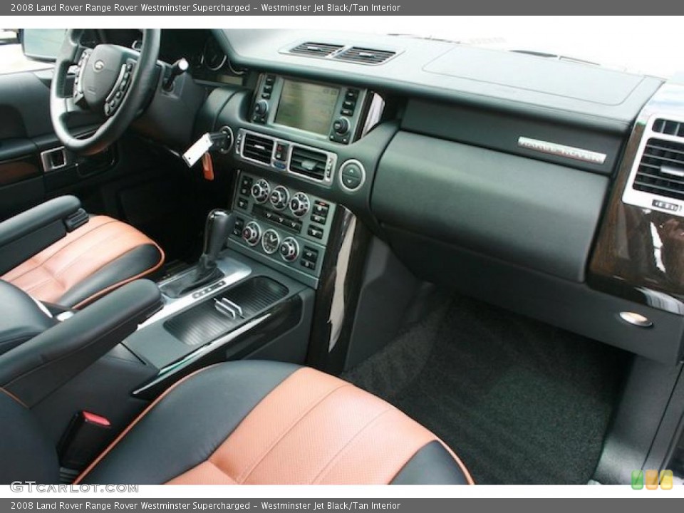 Westminster Jet Black/Tan Interior Photo for the 2008 Land Rover Range Rover Westminster Supercharged #45906602