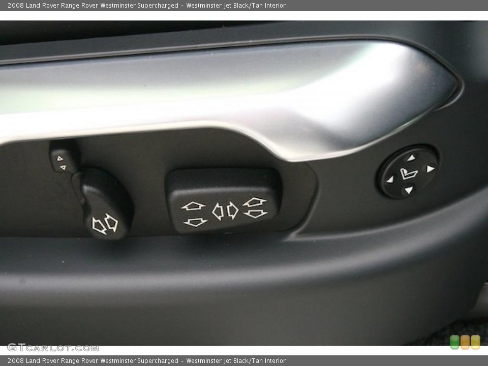 Westminster Jet Black/Tan Interior Controls for the 2008 Land Rover Range Rover Westminster Supercharged #45906611