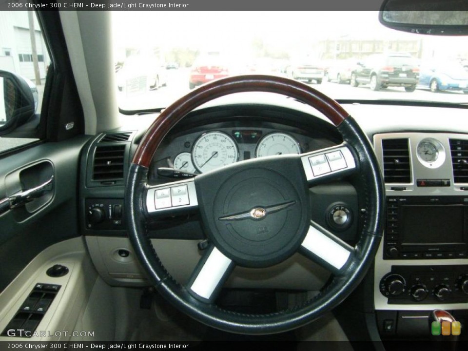 Deep Jade/Light Graystone Interior Steering Wheel for the 2006 Chrysler 300 C HEMI #45906848
