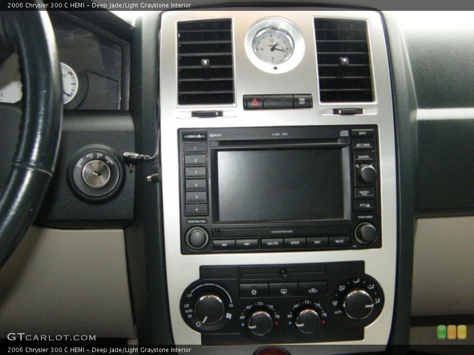 Deep Jade/Light Graystone Interior Controls for the 2006 Chrysler 300 C HEMI #45906857