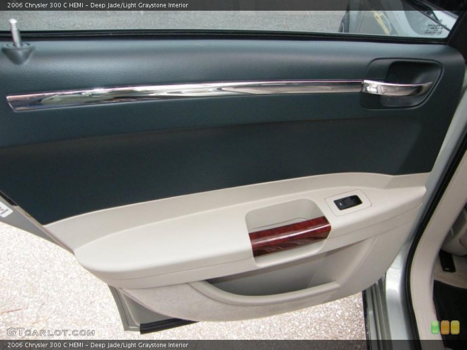 Deep Jade/Light Graystone Interior Door Panel for the 2006 Chrysler 300 C HEMI #45906875
