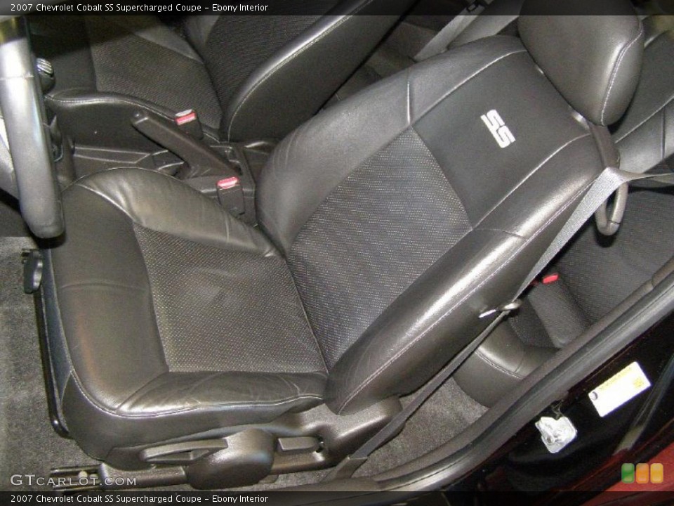 Ebony Interior Photo for the 2007 Chevrolet Cobalt SS Supercharged Coupe #45907607