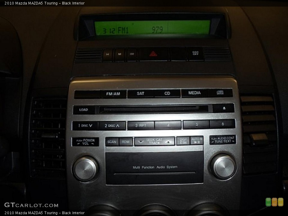 Black Interior Controls for the 2010 Mazda MAZDA5 Touring #45909192