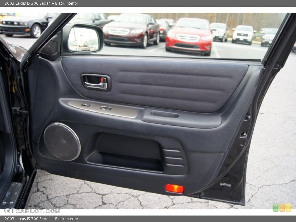 Black Interior Door Panel for the 2003 Lexus IS 300 Sedan #45914397