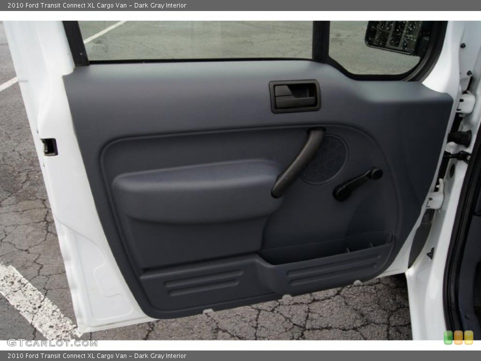Dark Gray Interior Door Panel for the 2010 Ford Transit Connect XL Cargo Van #45914508