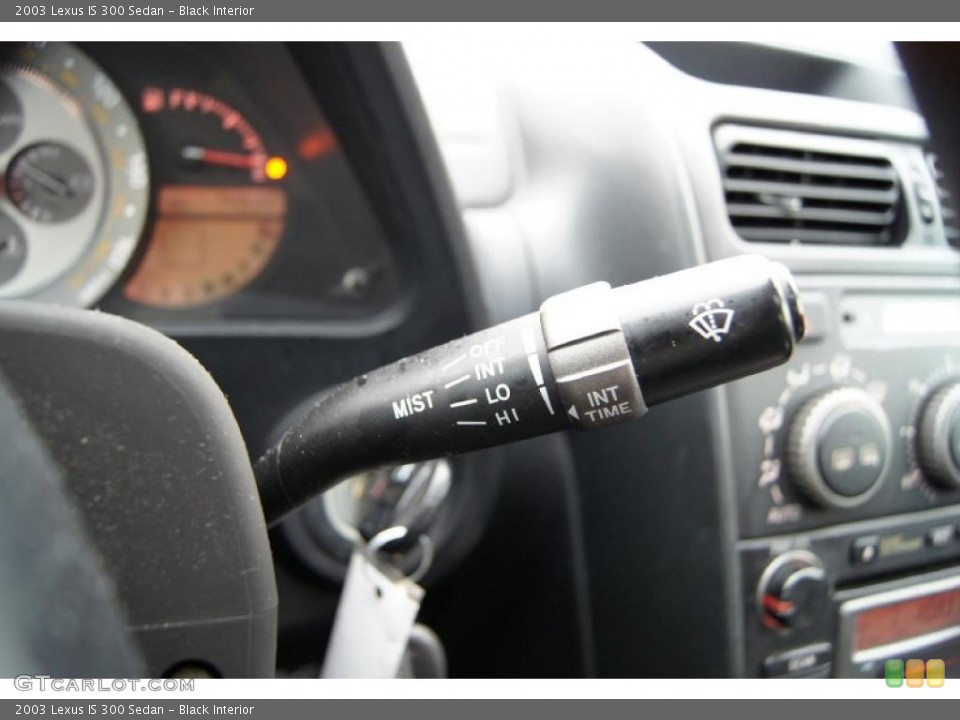 Black Interior Controls for the 2003 Lexus IS 300 Sedan #45914511