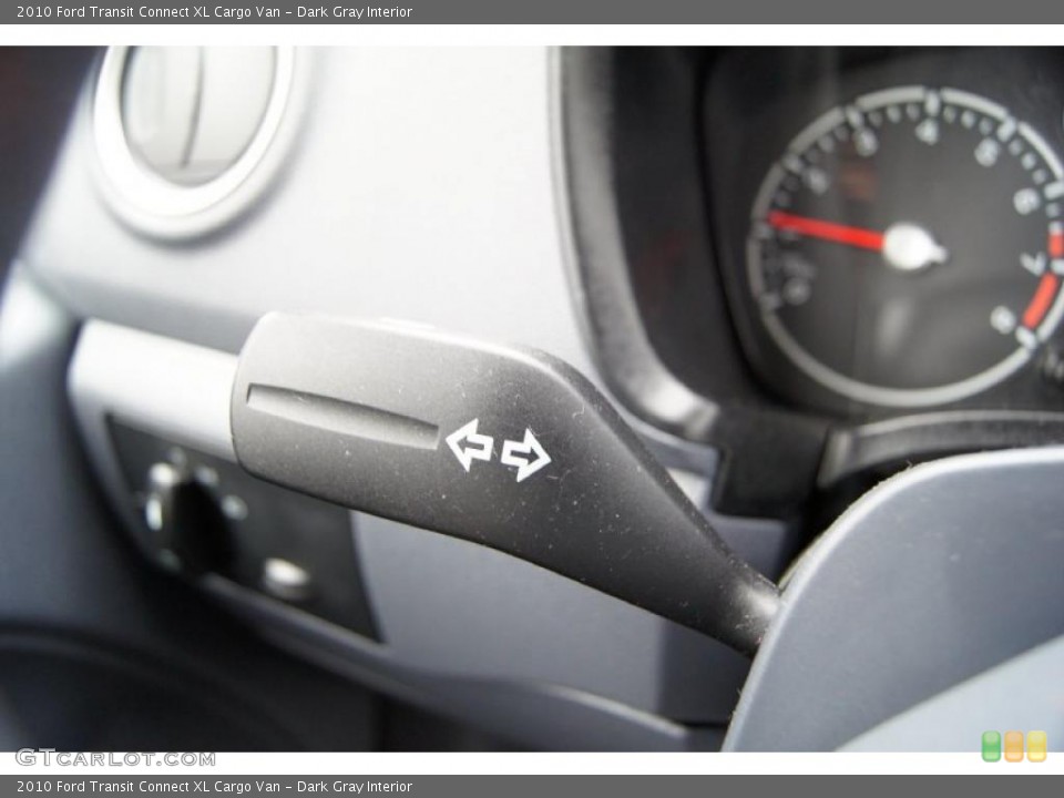 Dark Gray Interior Controls for the 2010 Ford Transit Connect XL Cargo Van #45914532