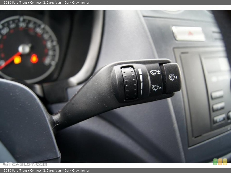 Dark Gray Interior Controls for the 2010 Ford Transit Connect XL Cargo Van #45914541