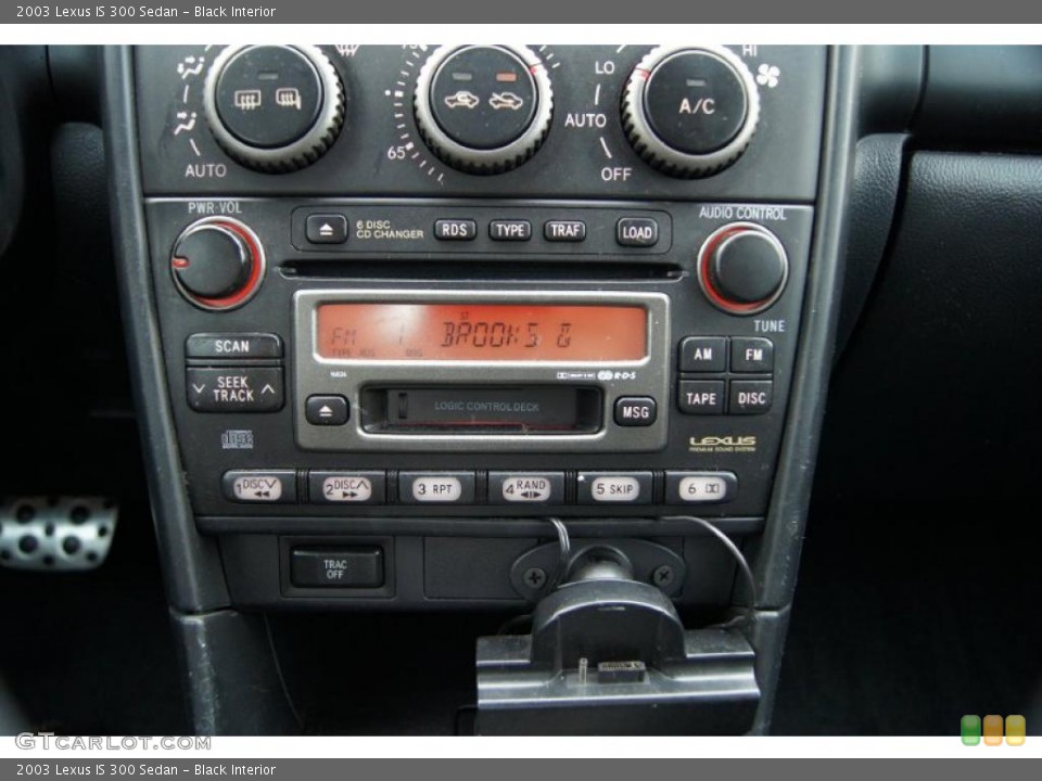 Black Interior Controls for the 2003 Lexus IS 300 Sedan #45914553