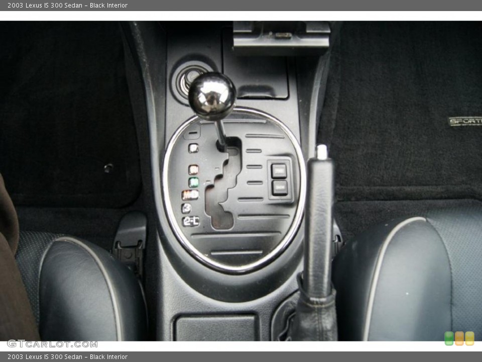 Black Interior Transmission for the 2003 Lexus IS 300 Sedan #45914568