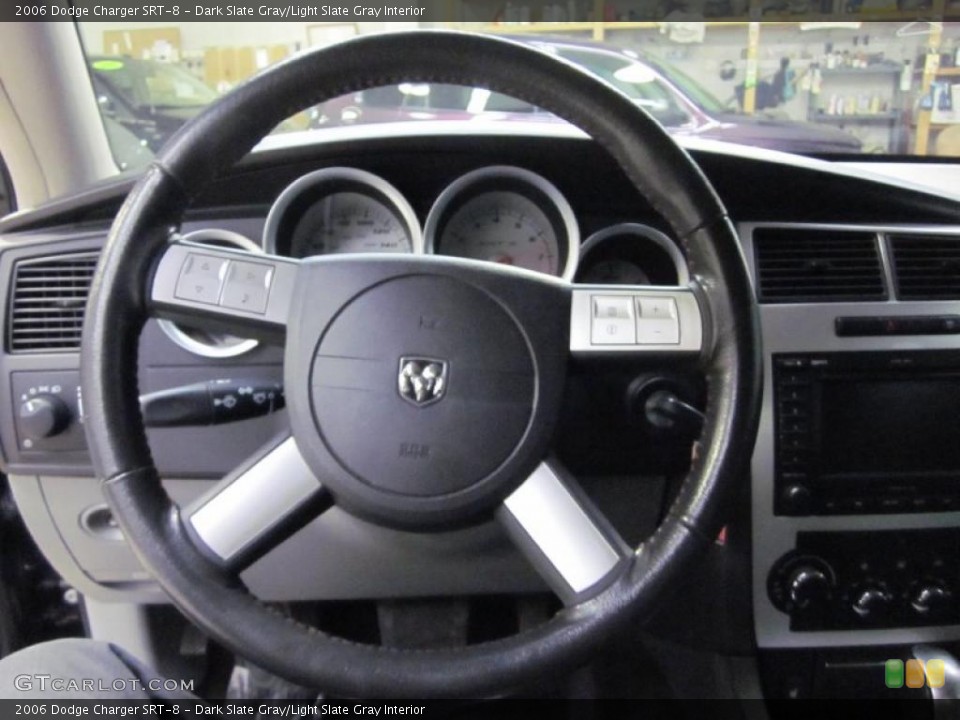 Dark Slate Gray/Light Slate Gray Interior Steering Wheel for the 2006 Dodge Charger SRT-8 #45915075
