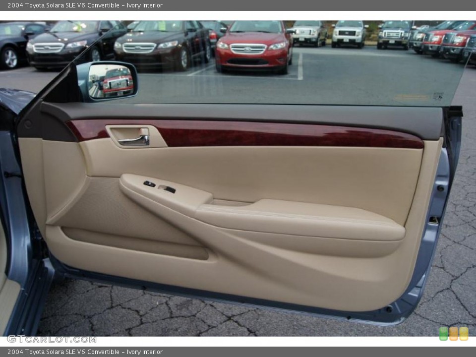 Ivory Interior Door Panel for the 2004 Toyota Solara SLE V6 Convertible #45915270