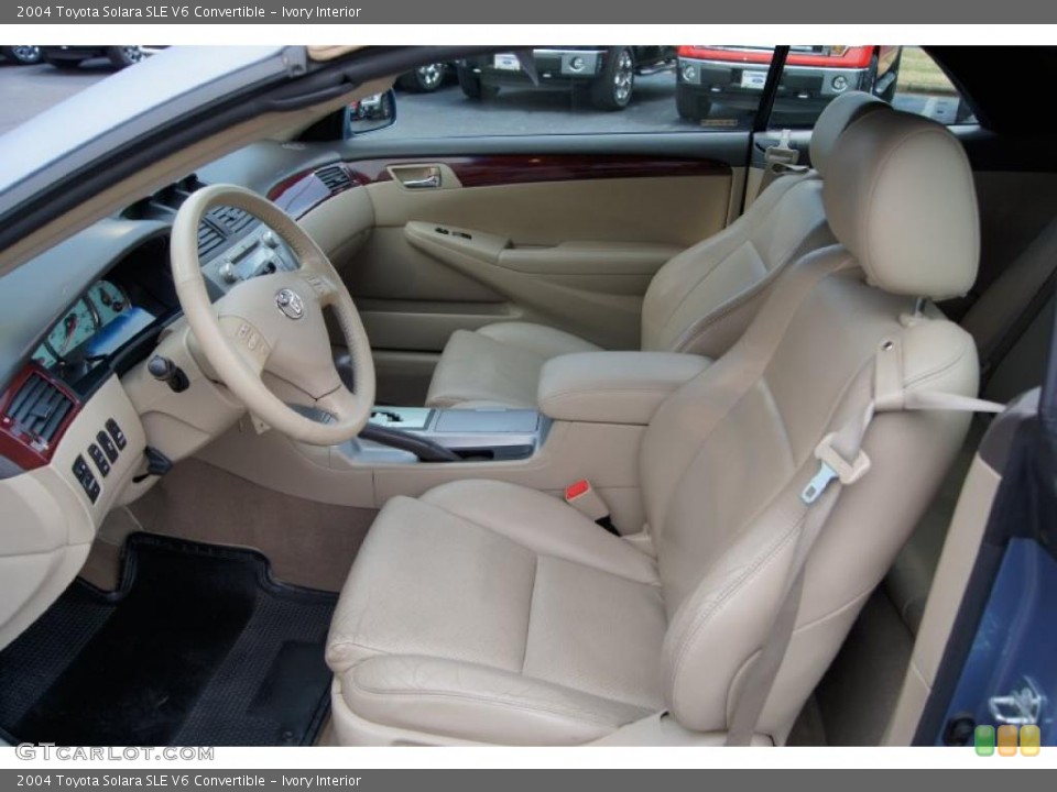 Ivory Interior Photo for the 2004 Toyota Solara SLE V6 Convertible #45915306