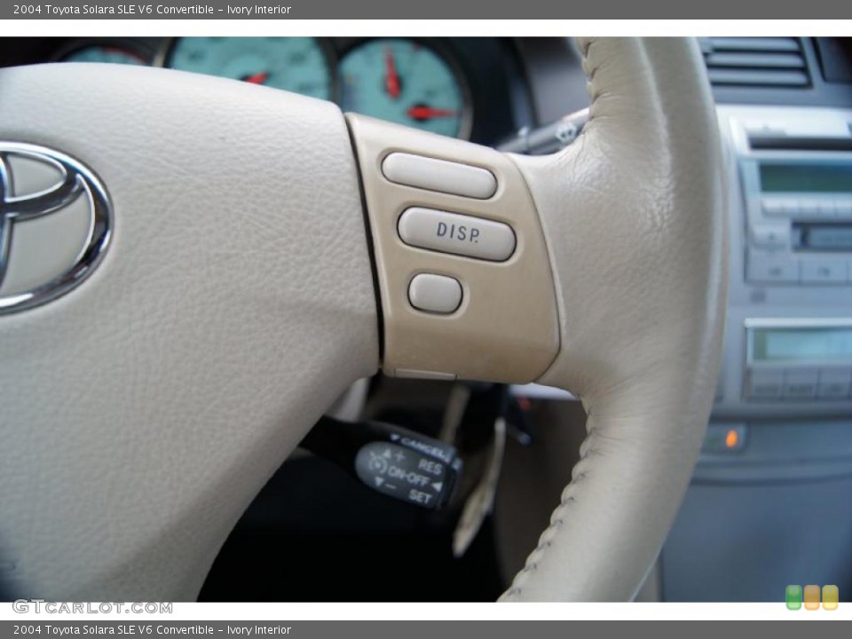 Ivory Interior Controls for the 2004 Toyota Solara SLE V6 Convertible #45915348