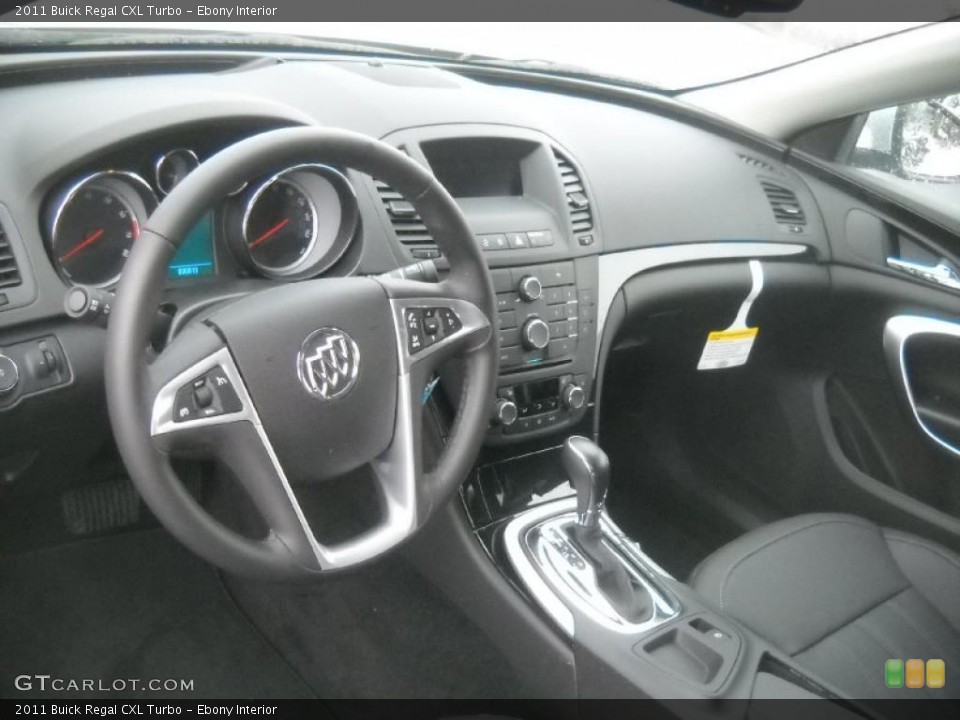 Ebony Interior Prime Interior for the 2011 Buick Regal CXL Turbo #45918186