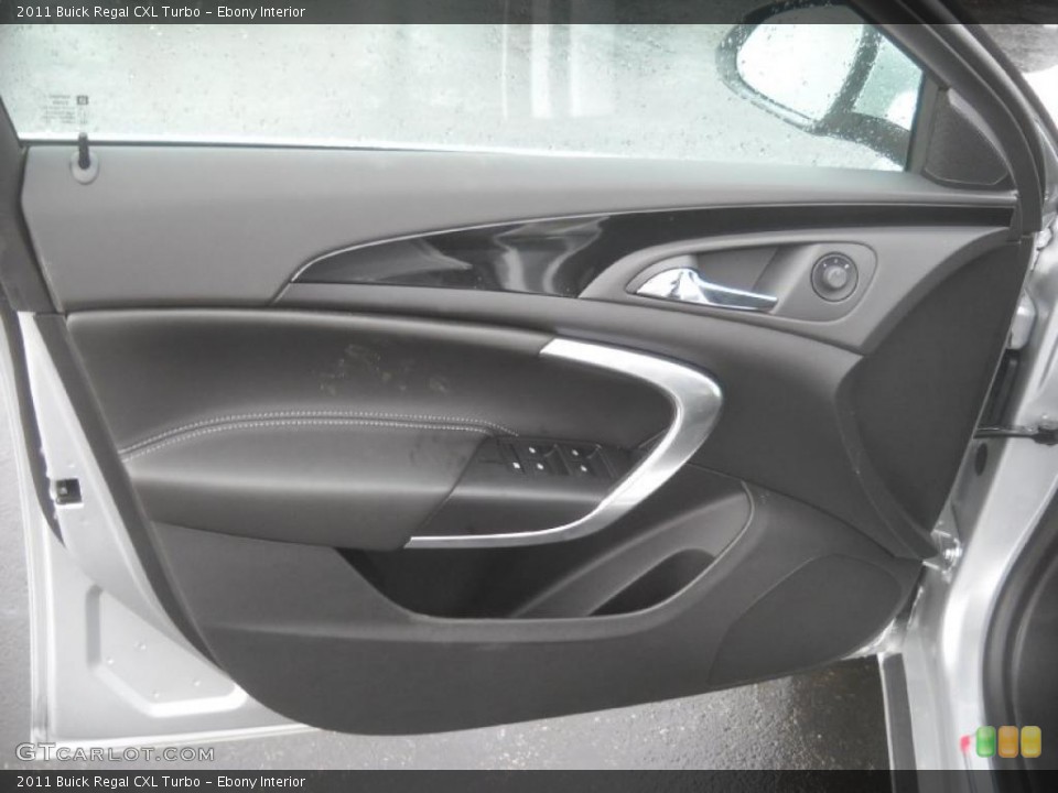 Ebony Interior Door Panel for the 2011 Buick Regal CXL Turbo #45918237