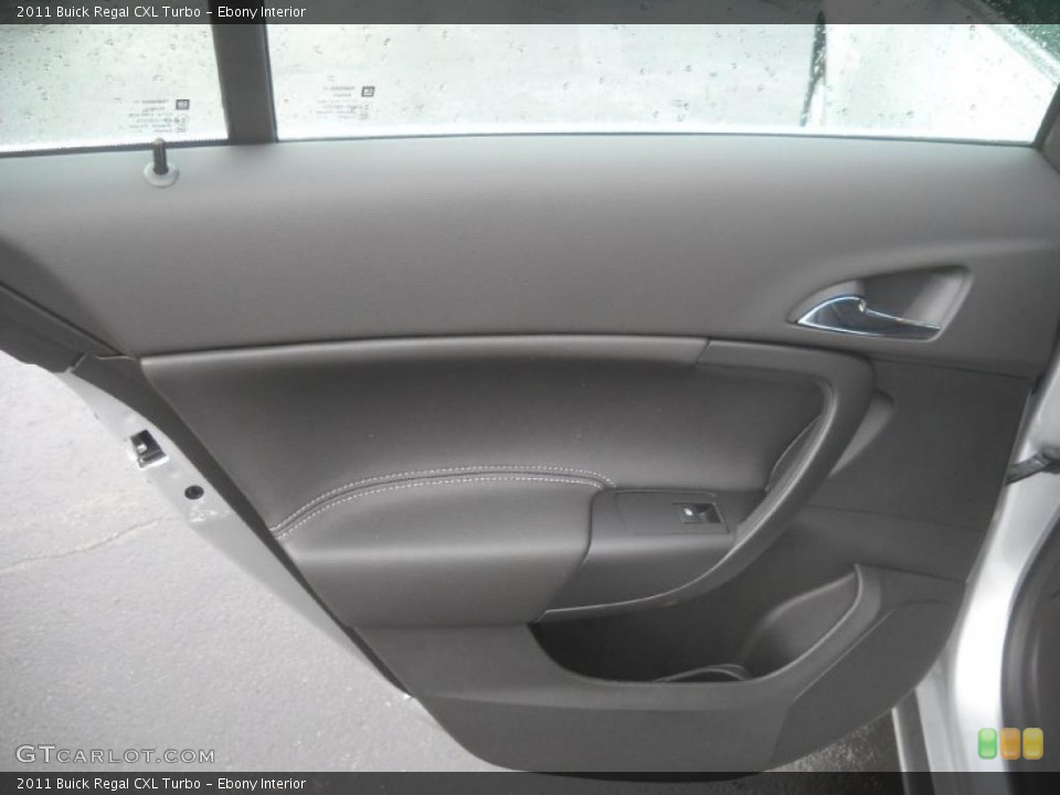 Ebony Interior Door Panel for the 2011 Buick Regal CXL Turbo #45918255