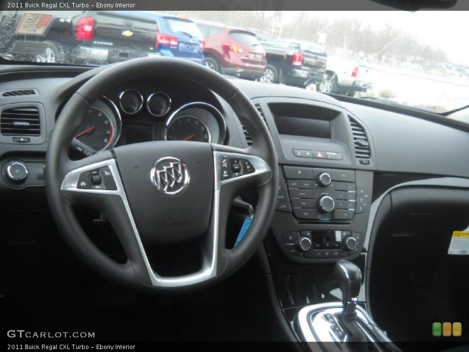 Ebony Interior Dashboard for the 2011 Buick Regal CXL Turbo #45918264