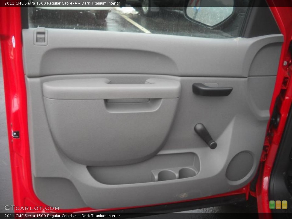 Dark Titanium Interior Door Panel for the 2011 GMC Sierra 1500 Regular Cab 4x4 #45918381