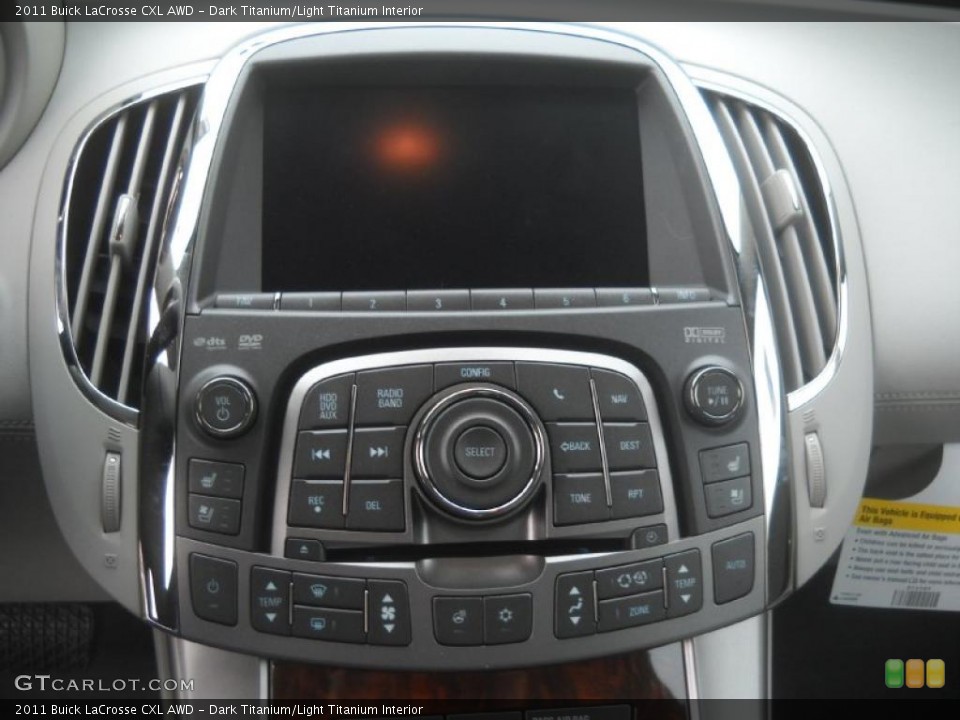 Dark Titanium/Light Titanium Interior Controls for the 2011 Buick LaCrosse CXL AWD #45918747
