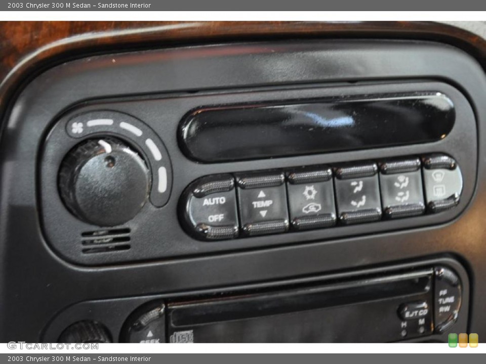 Sandstone Interior Controls for the 2003 Chrysler 300 M Sedan #45920893